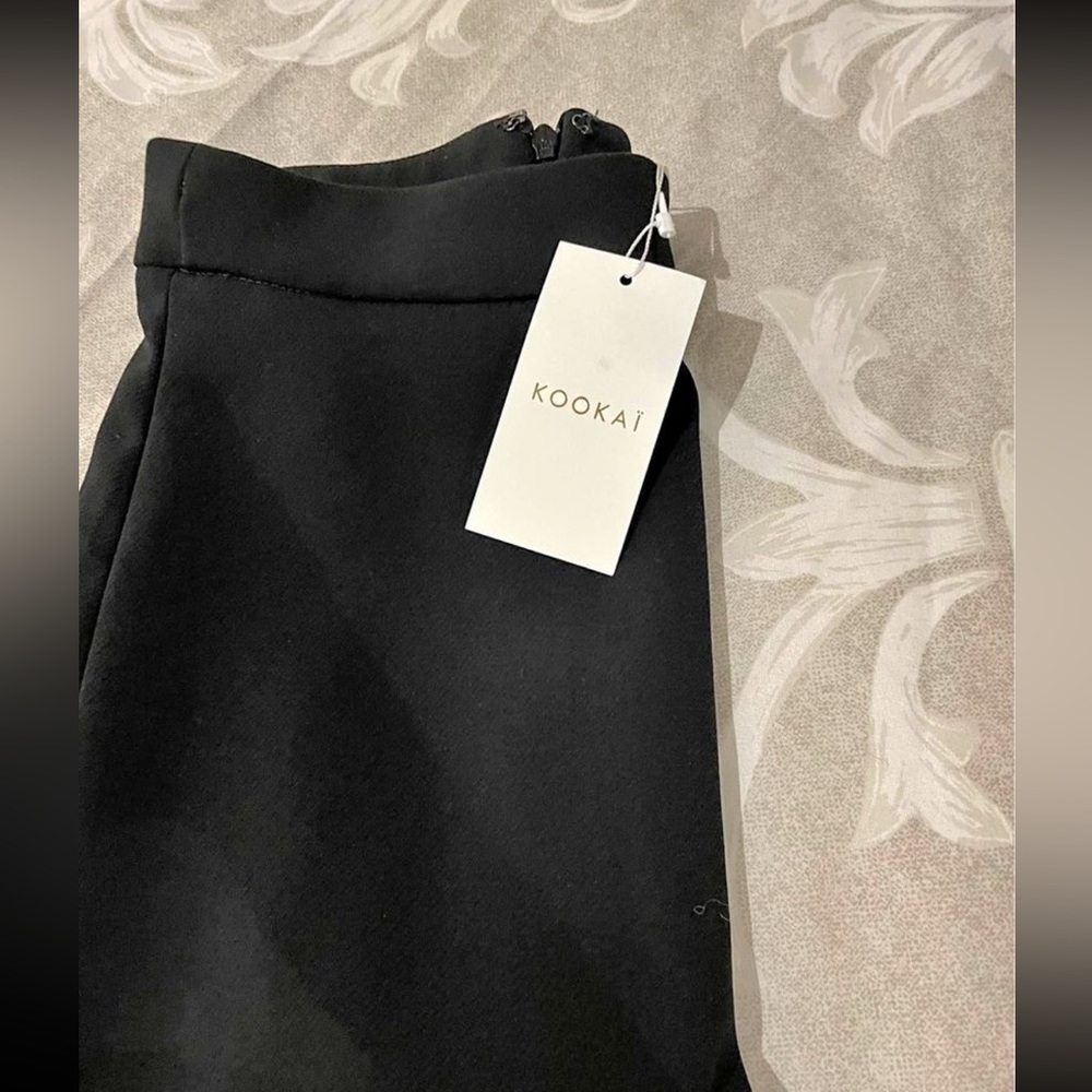 ✨HOST PICK✨ Kookai Delta Black Long Flare Pants High Waisted Tailored Trousers - Picture 5 of 8